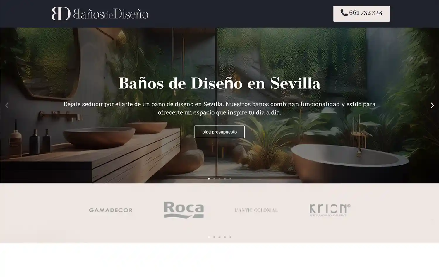 Baños de Diseño en Sevilla